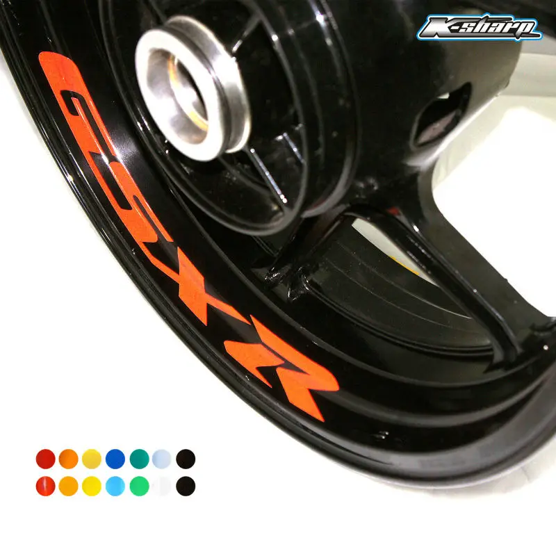 Pegatinas Reflectantes Para Llantas ADV350 | Calcomanías Para Moto | Decoración Interior Cubo | Color Rojo