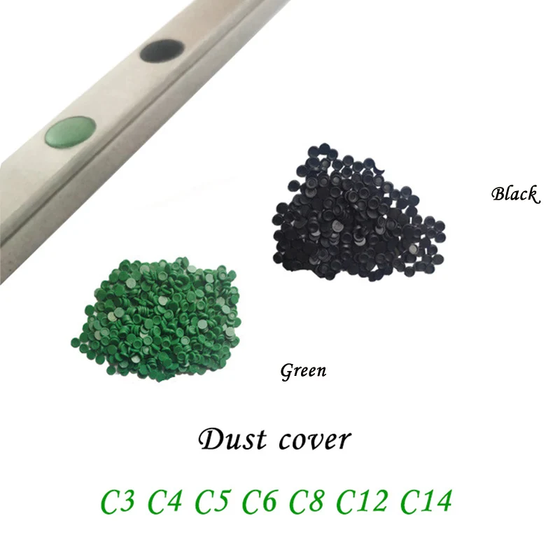 Miniature linear rail Linear rail 50pcs Nylon Plastic Dust Cover Caps Protector MGN9 MGN12 MGN7 MGN15 Linear Rail Guides Parts Screw Hole Cover C3 C4 C5 C6 C8 C12