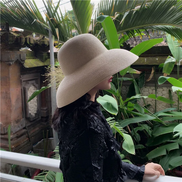 Hepburn Style Summer Japanese Straw Hat 