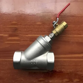 

ball valve Y-shaped sewage filter For oil-water separation Ball valve drainage filter
