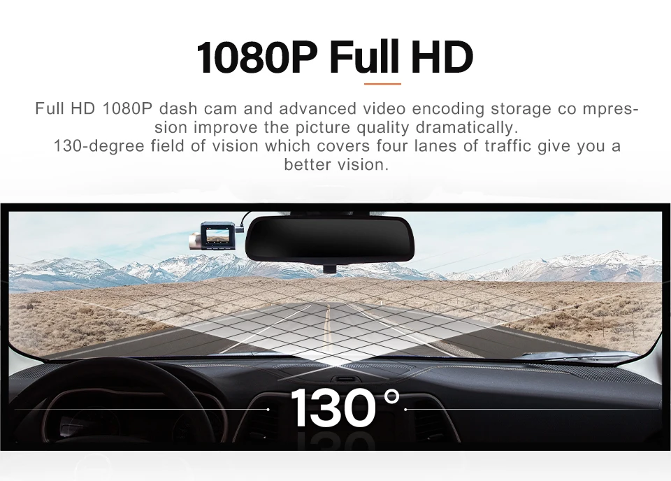 70mai Dash Cam Lite 1080P