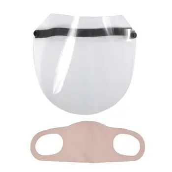 

Transparent mask is dustproof and waterproof to isolate the entire face 634B