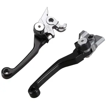 

2Pcs Motorcycle Brake Lever Handle CNC Motorcycle Clutch Brake Lever Handle Black for KTM 250SX 350EXC 450SX