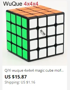 QiYi wuque mini 4x4x4 Магнитный магический куб mofangge wuque mini 4x4 M cubo magico Профессиональный qiyi головоломка игрушка для мальчиков заказать кубика Рубика головоломка рубик магнитный кубик рубик Кубик