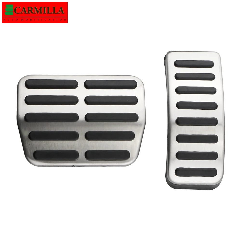 Car Pedals Stainless Steel Dead Pedal Pad Foot Rest Volkswagen Audi Seat