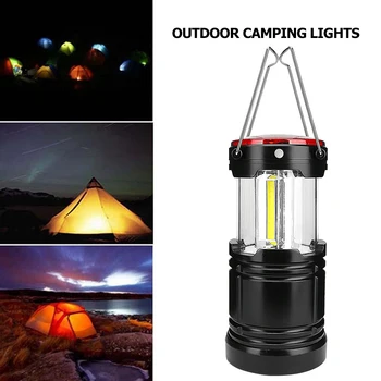 

Fishing Camping Light Lanterns Portable Hiking LED Emergency Lamps with Magnets Camping Portable Outdoor Elements