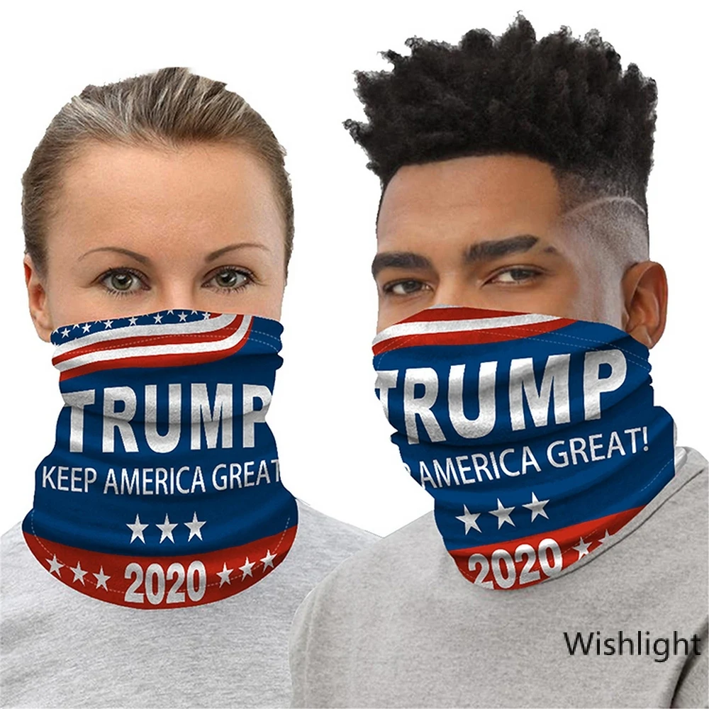 Волшебный тюрбан с избирательствами сша трамп 2020 шарф джо биден на половину лица