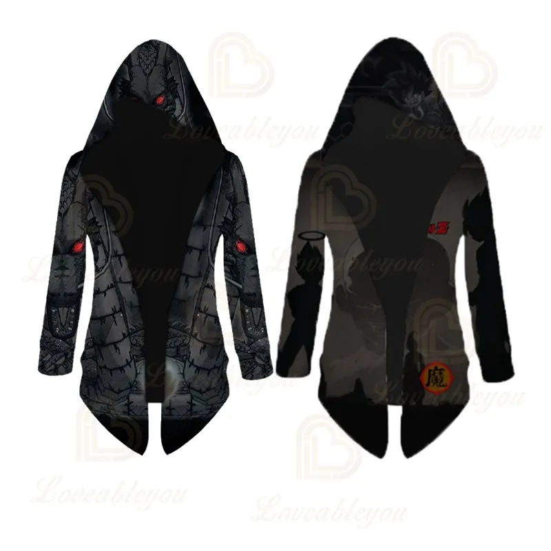 

Anime Dragon Ball Z Guko Cosplay Jacket Trench Costume Men Women Jacket Costume Autumn Cool Hooded Cloak Carnival Cape Coat