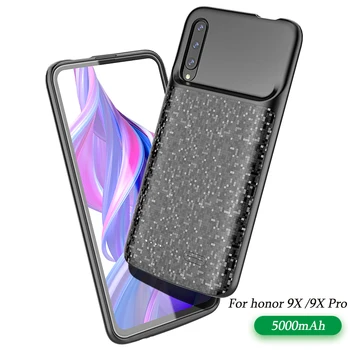 

New 5000mAh Power Bank Battery Charger Case For Huawei honor 9X External Backup Charging Cover For honor 9X Pro Battery Case