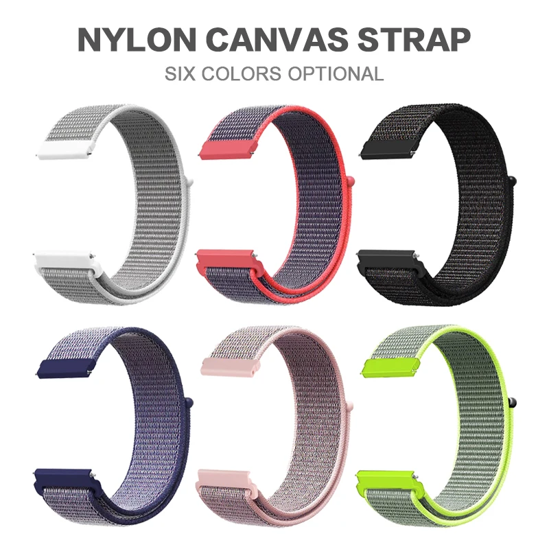 

FAshion Canvas Magic Sticker Replacement Strap Band For Amazfit GTS Smart Watch Strap Repairment Watchbands Accessories