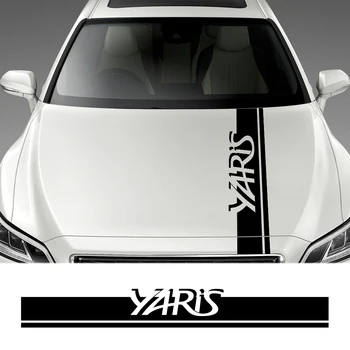 

Car Hood Stickers for Toyota Yaris Auto Engine Cover Bonnet Decoration Vinyl Film PVC Decals External Tuning Car Accessories