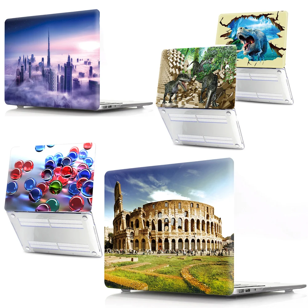 Ноутбук ПВХ чехол для MacBook Air 13 Pro retina 11 12 15 13,3 Touch Bar A2159 Жесткий Чехол для mac book Air 13 A1932 чехол