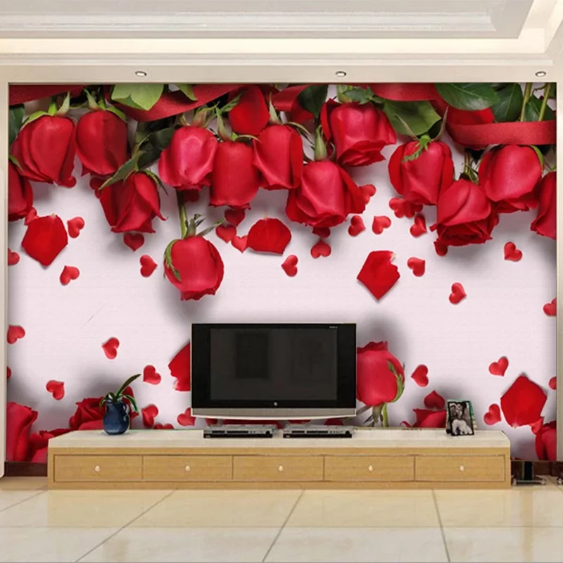 Custom-Photo-Wallpaper-Modern-3D-Red-Roses-Romantic-Murals-Living-Room-Wedding-House-Background-Wall-Painting (2)