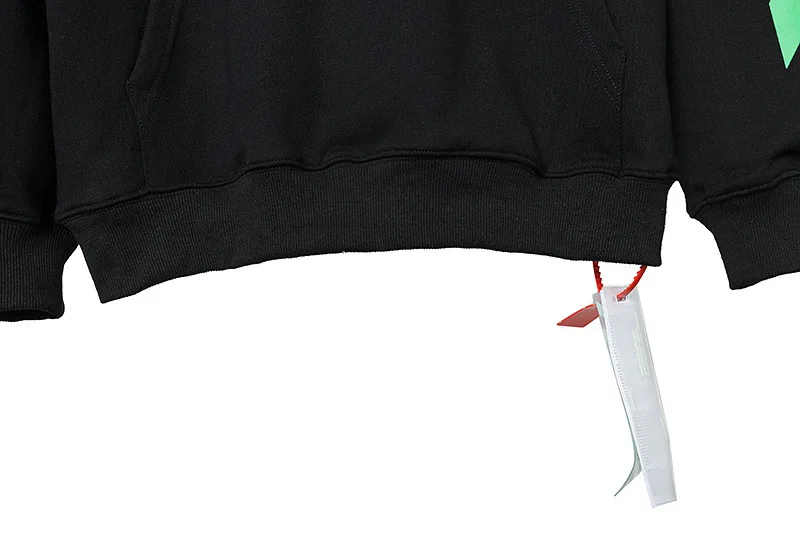 19SS OFF-WHITE OW Осень Зима Новая высококачественная танцевальная пара Толстовка