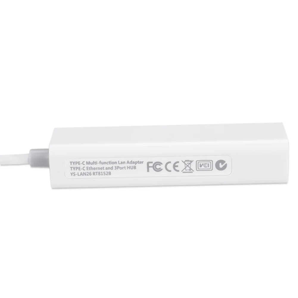USB3 1 Type C to 3 Ports USB HUB With RJ45 Lan Adapter for font b