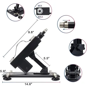 ROUGH BEAST Sex Machine for Women With Suction Cup Dildo Attachment Adult Sex Toys Automatic Vibrator Male Masturbation Machine 2