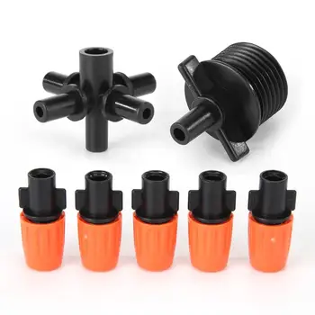 

5 Heads Garden Watering Hose Sprinklers Environmental Protection and Durability Micro Drip Irrigation Atomization Nozzle