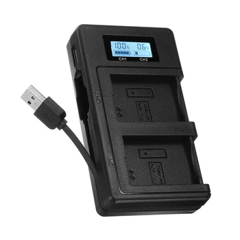 

Travel Battery Charger Mini USB Camera Mobile Phone Accessory Fast Digital LED Indicator Portable Home LCD Display