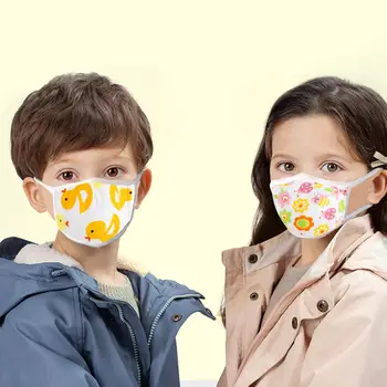 

1Pcs Kids Cotton Cartoon Adjustable 5 Layers Anti Haze Dustproof Mouth Mask prevent saliva transmission Children practical masks