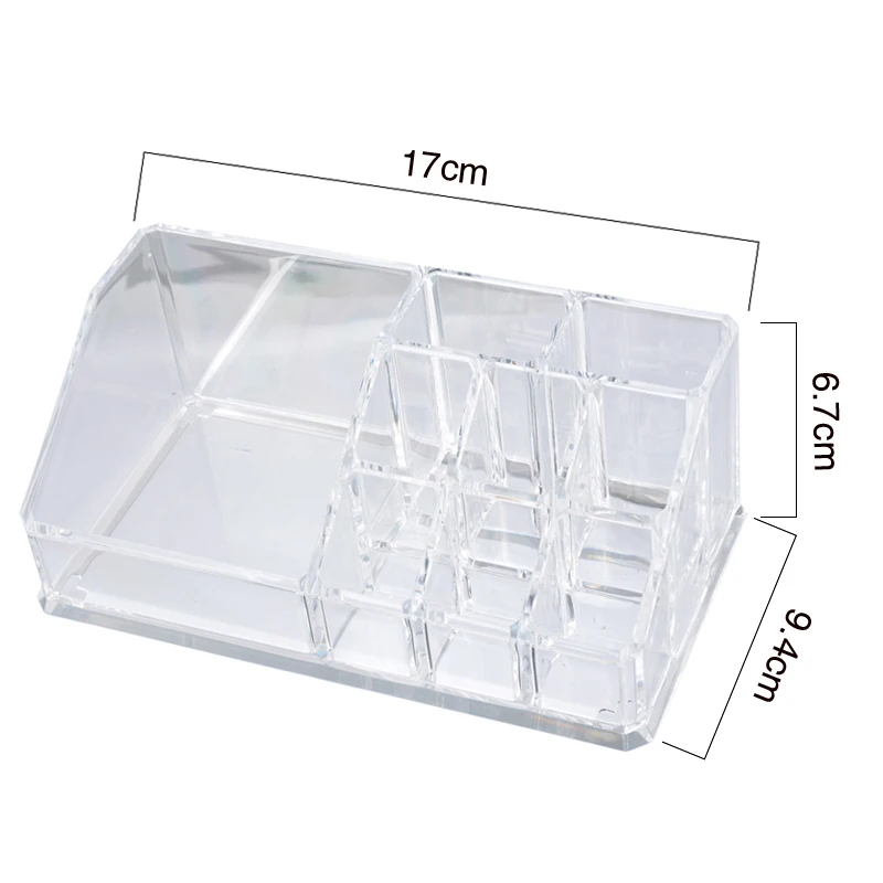 CYSINCOS пластиковые органайзеры для макияжа, коробка для хранения ювелирных изделий, коробка для хранения косметики с ящиком, акриловый держатель для помады, контейнер для мелочей, чехол - Цвет: Style M