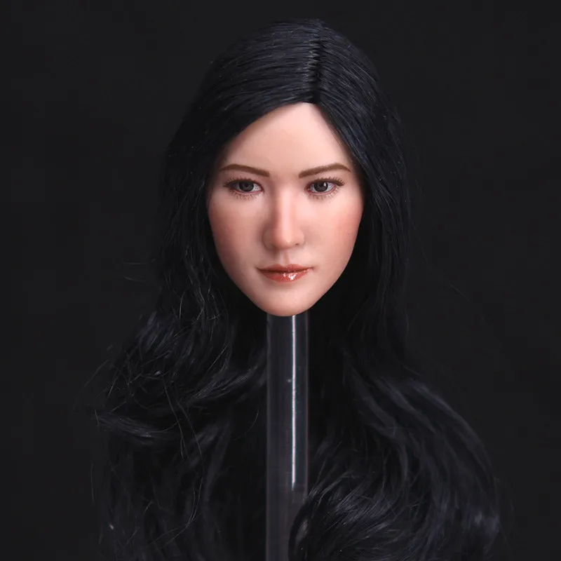 

1/6 Scale Head Sculpt Asian Chinese Beauty Head PVC Suitable for Sexy FigureGirl Female Body Action Model Christmas Toy BOX D806