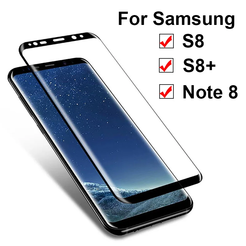 Оригинальное Защитное стекло для samsung s8 galaxy s8 pro s8pro защита экрана на galaxy note 8 note8 not8 Закаленное стекло пленка чехол