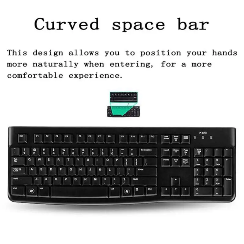 Usb-проводная эргономичная клавиатура с 104 клавишами, 1000 dpi, симметричная оптическая мышь, комплект комбо