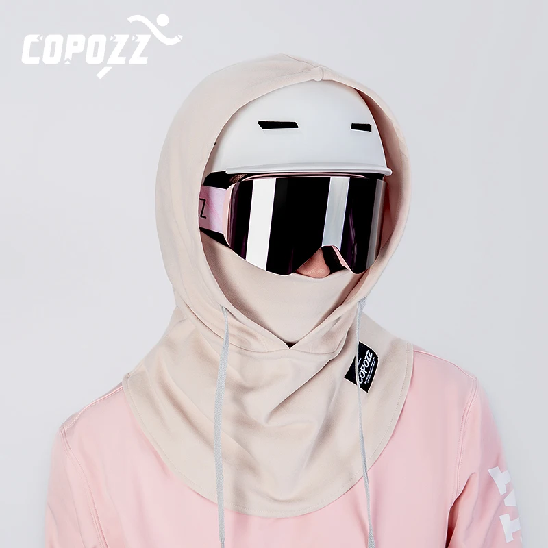 COPOZZ  Winter Ski Mask Cycling Skiing Thermal Fleece Mask Outdoor Sport Windproof Cycling Headgear Balaclava Half Face Mask 3