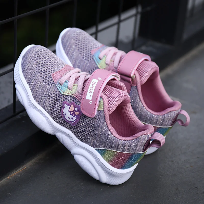Детская обувь 2019, осенние кроссовки для девочек, детские кроссовки для девочек, кроссовки для бега, розовая повседневная обувь для детей