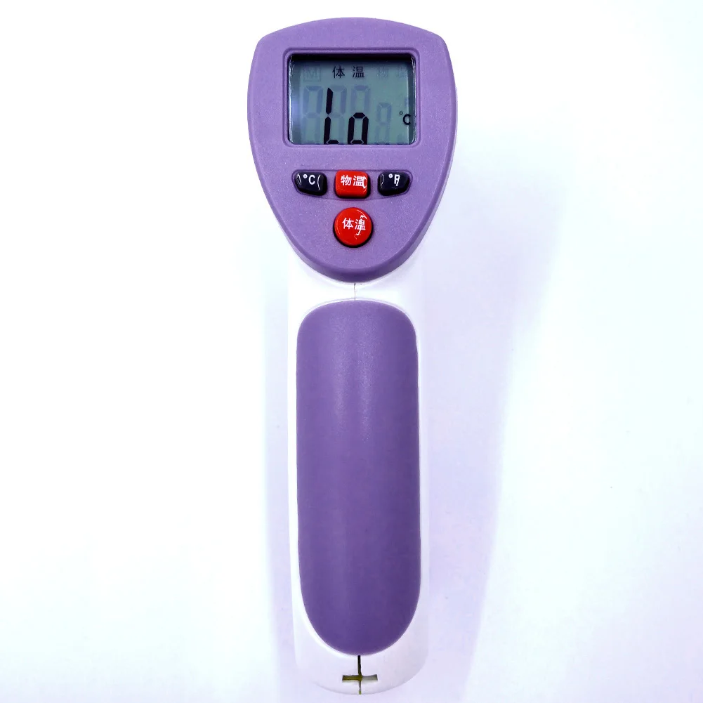 

Handheld Infrared Thermometer Non-contact Forehead Body Temperature Meter Measuring LCD Display DQ-Drop