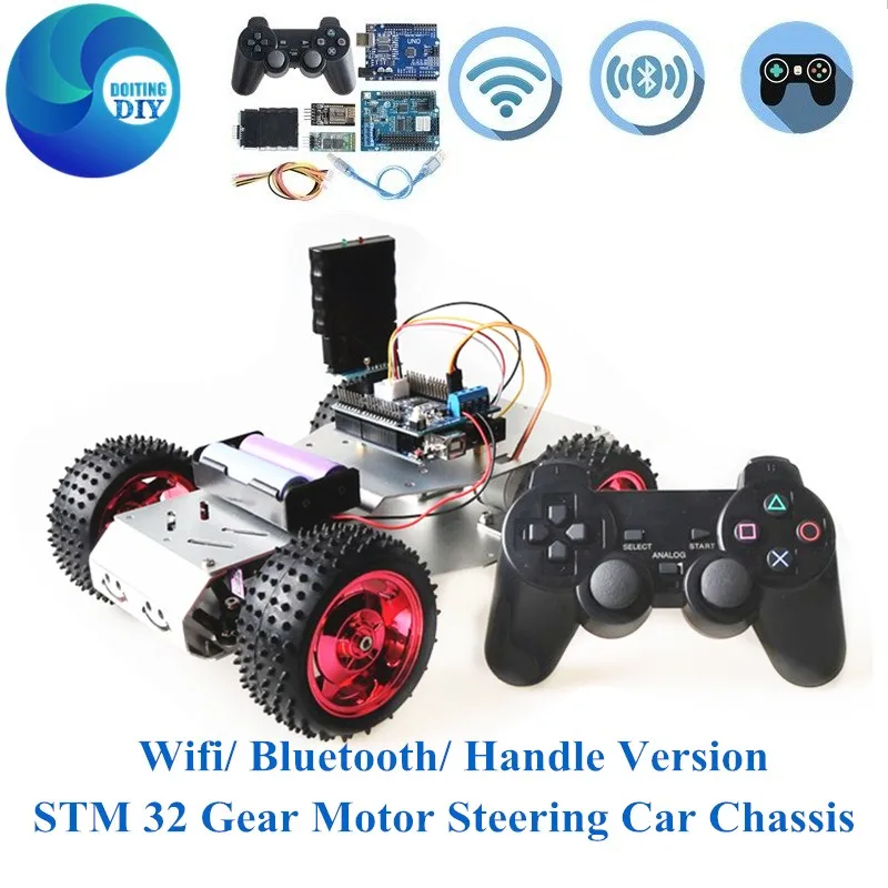 Автомобильный рулевой двигатель STM 32 с Управлением по Bluetooth ходовая часть
