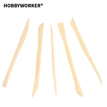 XUQIAN 15.5cm Sculpture Polymer Tool Set for Beginner's Sculpting Pottery Modeling Carving Smoothing Wax Kit L00109