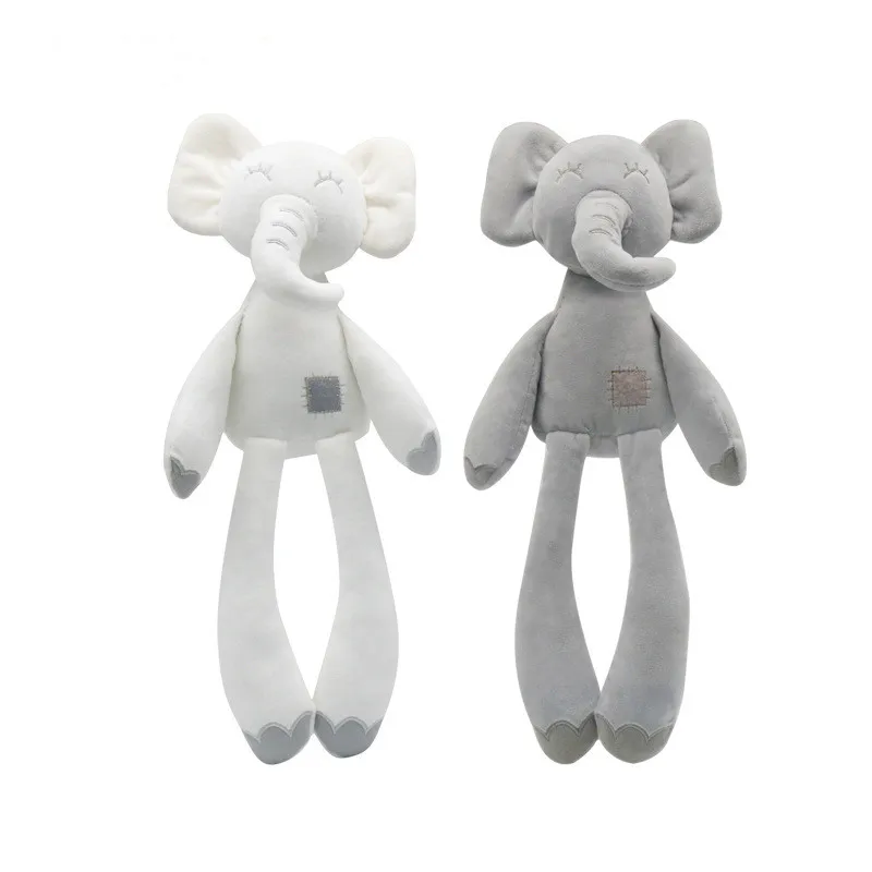 

Free Shipping Cartoon Cute Long-legged Elephant Plush Doll Baby Accompany Sleeping Comfort Doll Children Christmas Gift