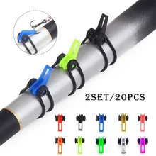 Вертикальный 20 шт./компл. многоцветный Пластик рыболовный крючок Хранитель удочка для удочки рыболовные приманки безопасности держатель рыболовные снасти аксессуары