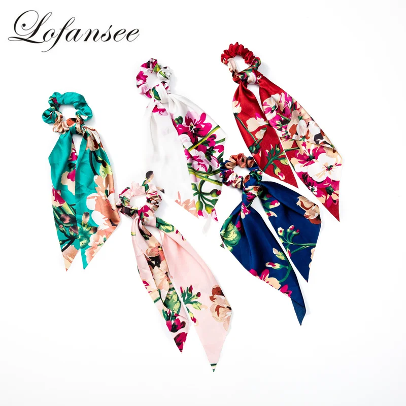 

2019 New Hot Fashion Women Headbands Hair Accessories Flower Print Girl Headwear