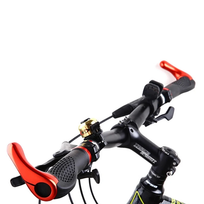 1pair Carbon Handlebar Cycling Mountain Bike Lock-on Handlebar Cover Handle Bar End