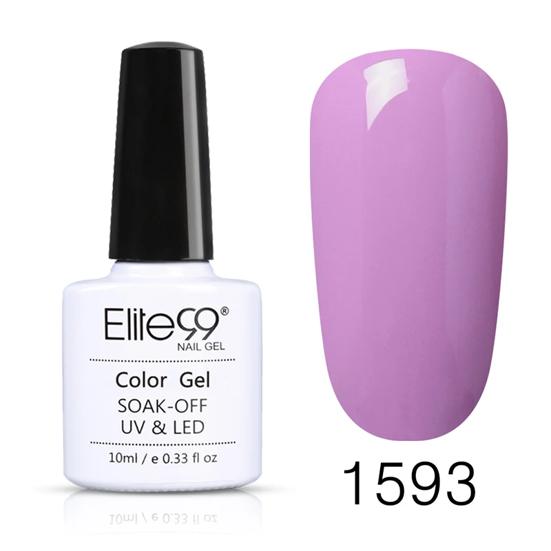 Elite99 10 мл УФ-гель для ногтей основа верхнее покрытие требуется Гибридный гвоздь лак для ногтей гель лак для ногтей - Цвет: 1593