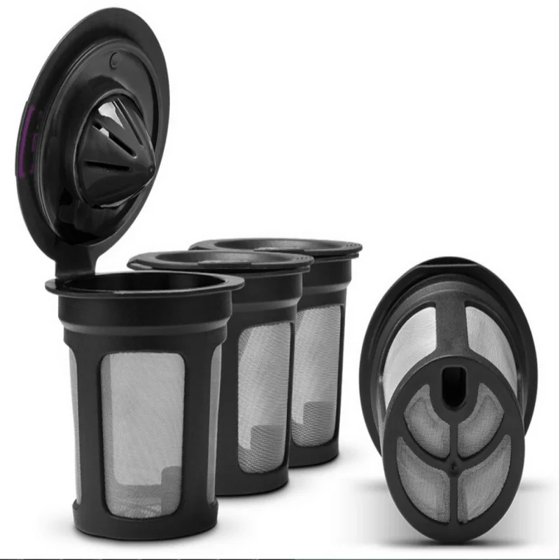 

Coffee&Tea Pod Filters 3Pcs/set Compatible With Keurig K Cup Coffee System Reusable Coffee Filter With A Coffee Spoon