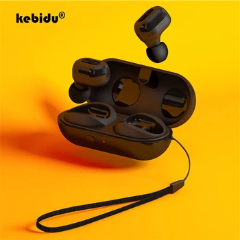

kebidu Bluetooth 5.0 Wireless Earphone TWS Earbuds Stereo Earphone Mini In-Ear Bluetooth HiFi Gaming Earphones For IOS Andriod