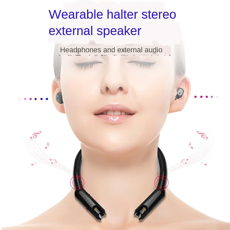 TWS Bluetooth Headset 5.0 Dual Handle XG10 Hanging
