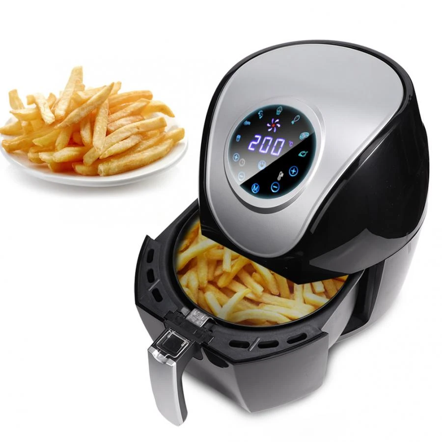 1500W Electric Air Fryer Multifunction Programmable Timer & Temperature Control 1500W Electric Air Fryer Multifunction Programmable Timer & Temperature Control