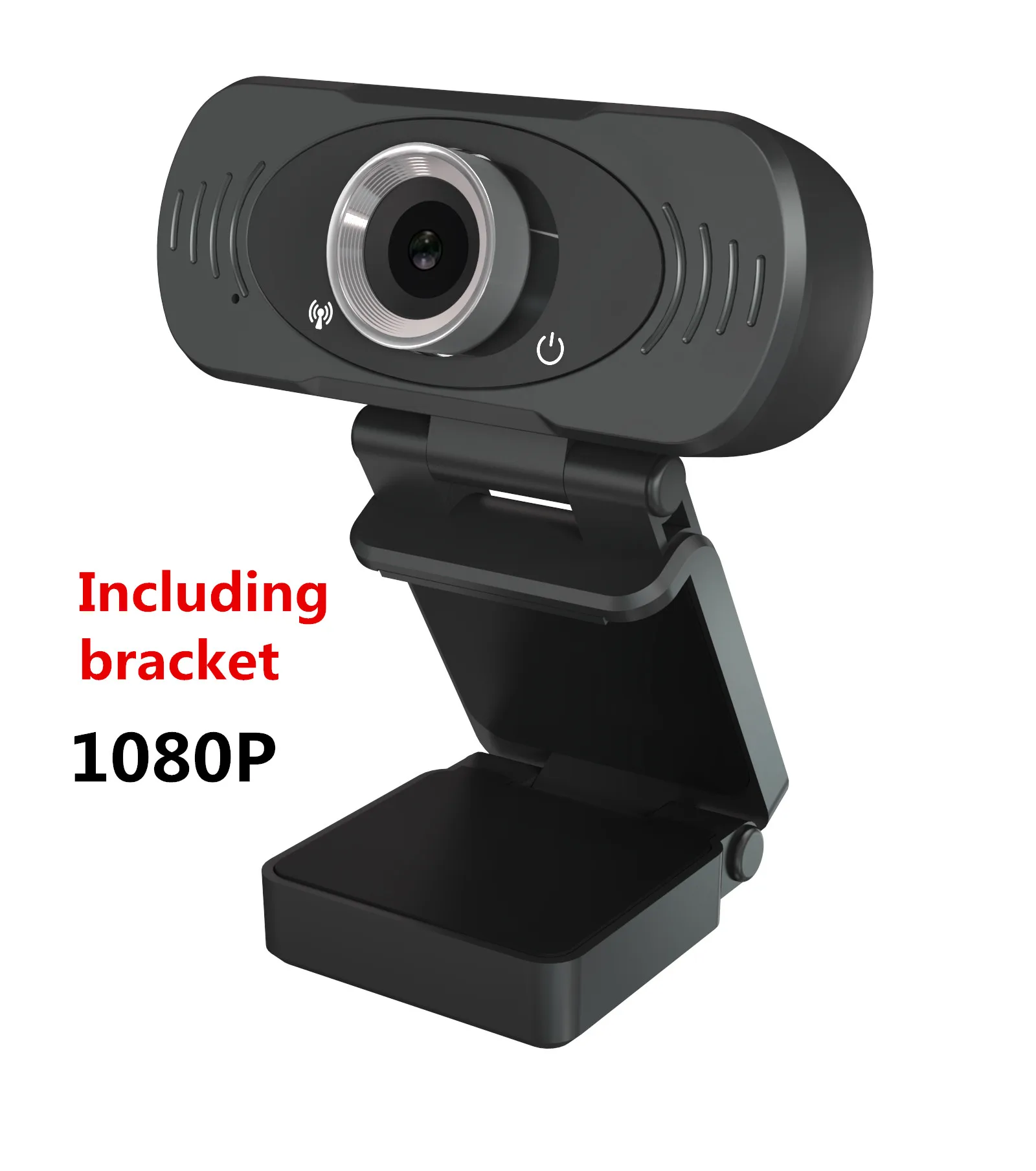 Plug and play 1080P webcam fixed focal length HD camera with built in