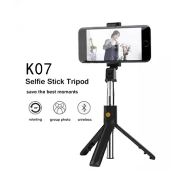 

3 in 1 Wireless K07 Bluetooth Selfie Stick Extendable Handheld Monopod Foldable Mini Tripod Shutter Remote