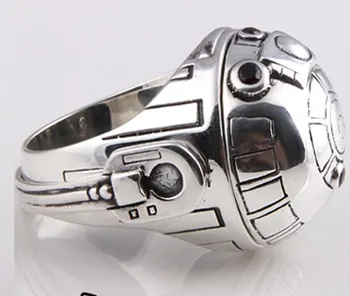 

Globe ring can open the ring 925 silver jewelry Japan and South Korea silver jewelry handmade exquisite craft exaggerated male r