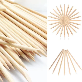 

Multifunctional Professional Small Double Ended Cuticle Removal Tools Tool Clean Manicure Care Nail Art Wood Stick