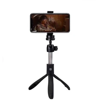 

Portable Wireless Bluetooth 4.0 Selfie Stick For IPhone Android Huawei Sumsung Phone Foldable With Mini Tripod Mobile Selfie Bar