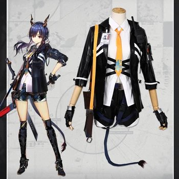 

Game Arknights Cosplay Costumes Chen Cosplay Costume Uniforms Halloween Carnival Party Anime Women Cosplay Costume Customized
