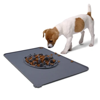 

Pet Silicone Anti Slip Slow Feeding Bowl Mat Pet Food Dispenser Interactive Dog Feeder Maze Pad Easy To Clean Pet Feeding Tool