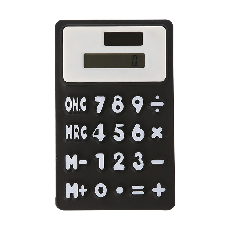 

Foldable Soft Silicone Handheld Scientific Solar Calculator For School Office