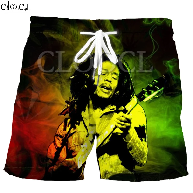 CLOOCL Singer Reggae Creator Bob Marley 3D Print Fashion Summer Men Shorts Leisure Sport Hip Hop Beach Sweatpants